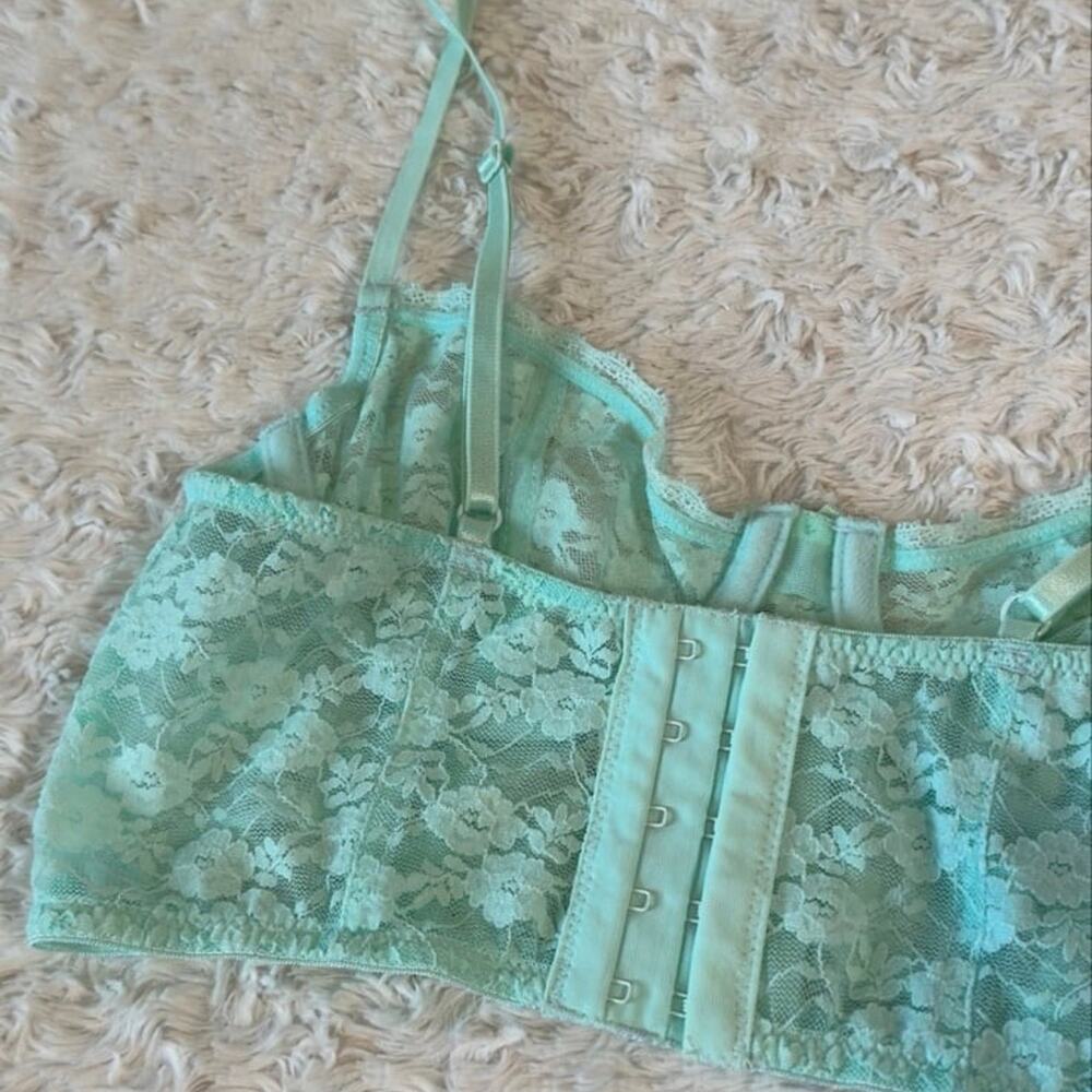 Light Blue Lace Bralette - Picture 2 of 5